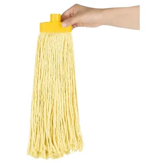 Testa di Mocio a Frange in Microfibra Kentucky Giallo 450g