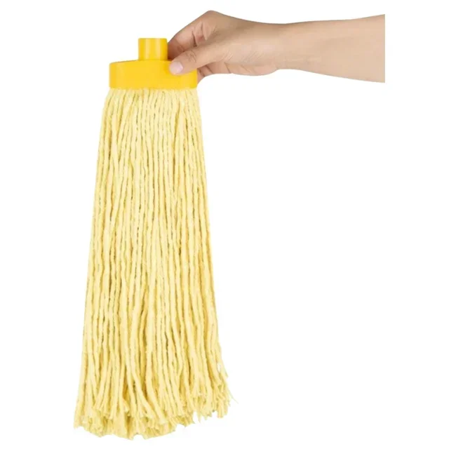 Testa di Mocio a Frange in Microfibra Kentucky Giallo 450g