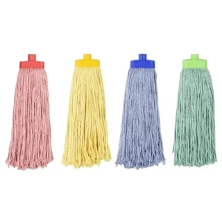 Testa di Mocio a Frange in Microfibra Kentucky Giallo 450g