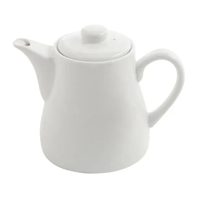 Chaleira Branca de Porcelana 480 ml - Coleção Whiteware
