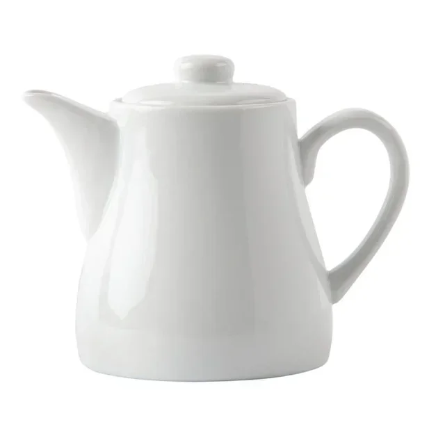 Chaleira Branca de Porcelana 480 ml - Coleção Whiteware
