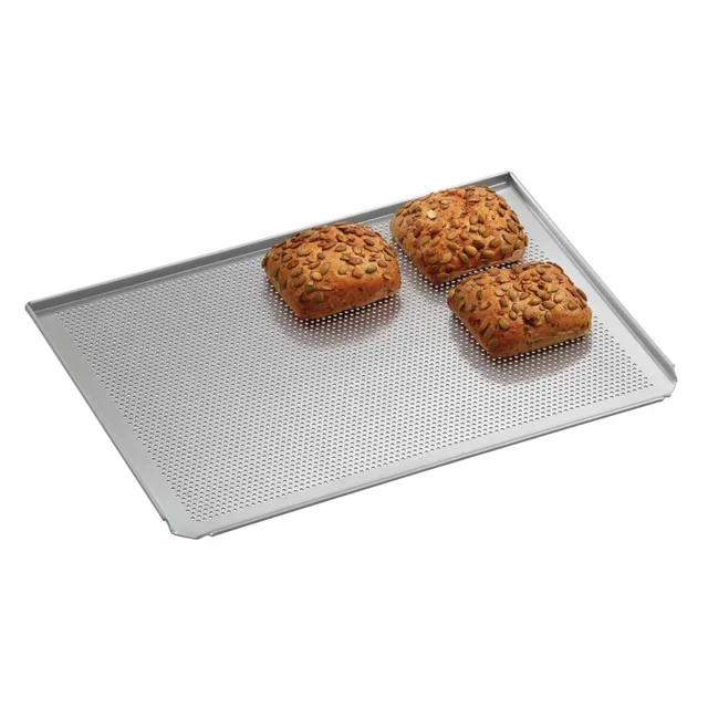 Perforierte Aluminiumplatte 433x333 mm - Lochblech Alu