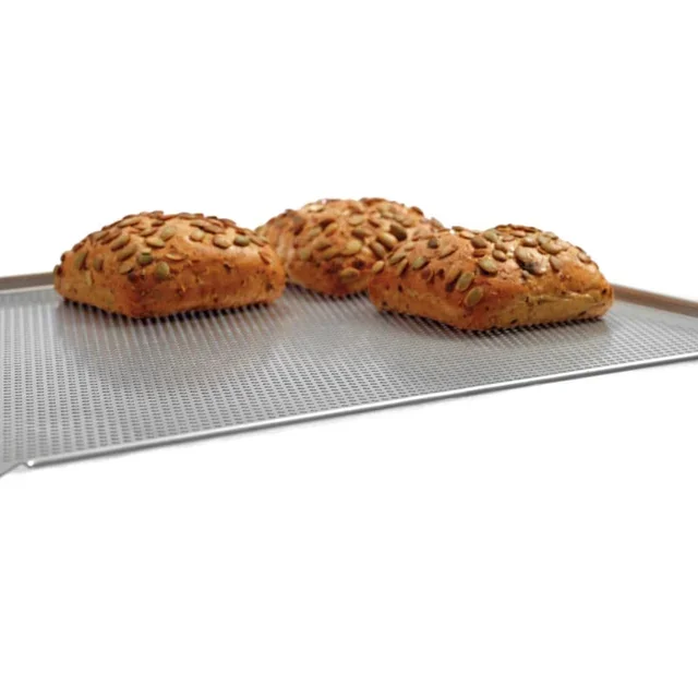 Perforierte Aluminiumplatte 433x333 mm - Lochblech Alu