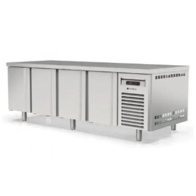 4-Door Solid Door Refrigerated Pastry Display - 815 Liter Capacity