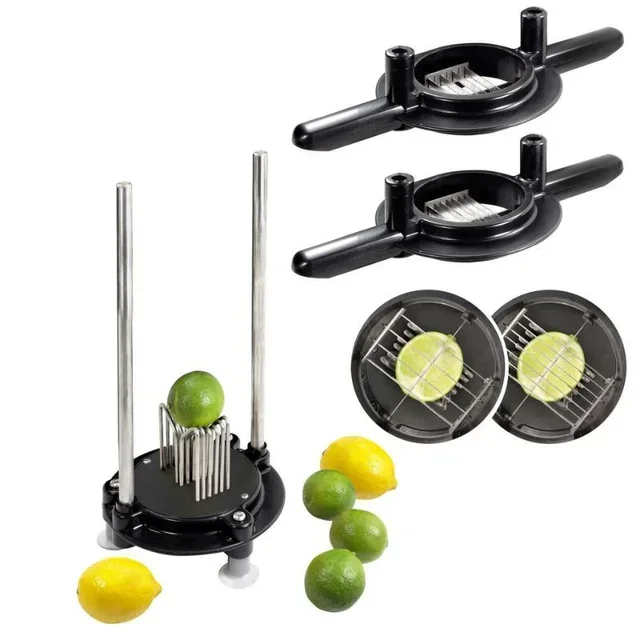 Lemon Slicer 1/2 and 1/4 Rounds - 6 mm and 12 mm Thickness