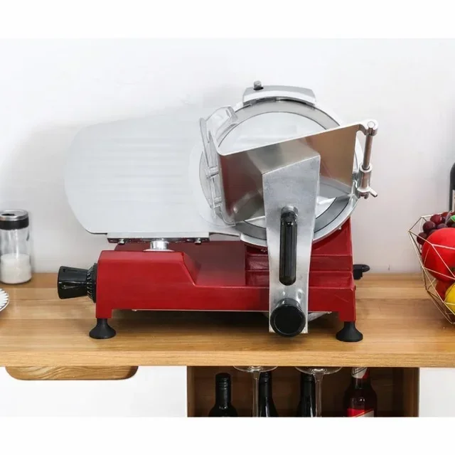 Professional Gravity Meat Slicer 250mm Red - Refurbished