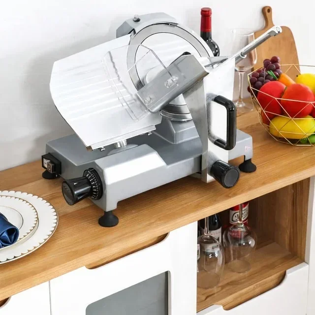 Trancheuse Jambon Semi-Automatique Professionnelle Lame 250 mm