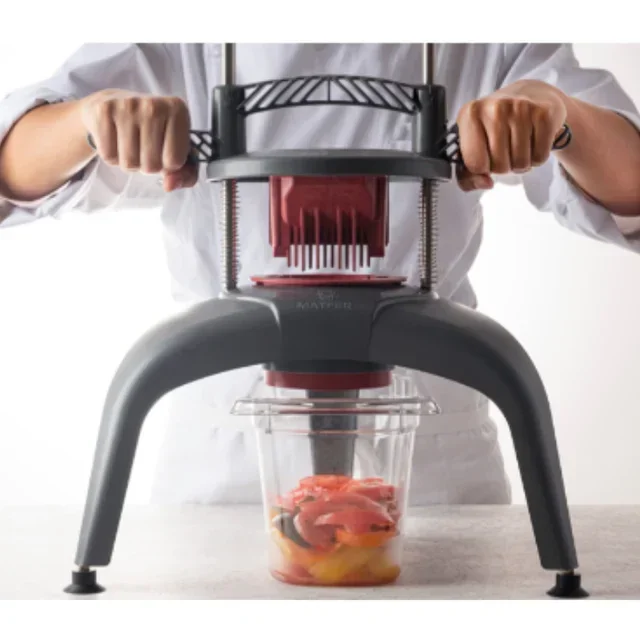 Manual Tomato Slicer 5 mm - Stainless Steel Circular Blade