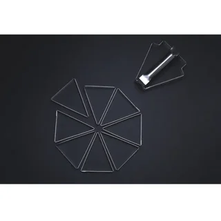 Triangular Tart Mould - 12 x 9.8 cm - Set of 8 Pieces