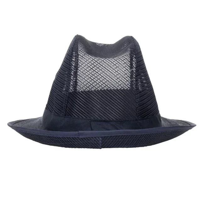 Navy Blue Mesh Trilby - Large Size L