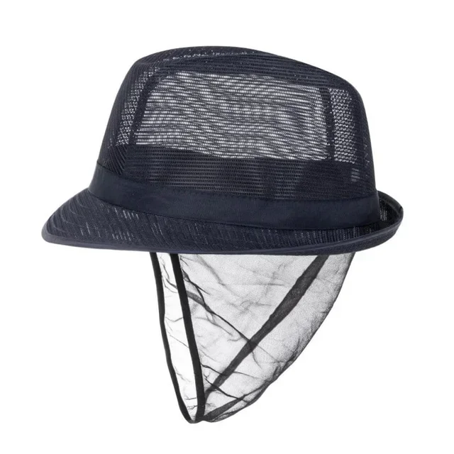 Navy Blue Mesh Trilby - Large Size L