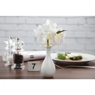 Vase Bouteille Blanc 125 mm - Lot de 12