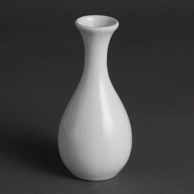 Bottle Vase White 125 mm - Pack of 12