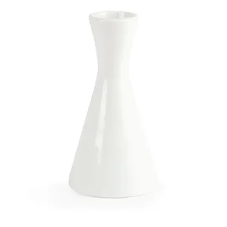 Weiße Flaschenvase 14 cm - 6er Pack
