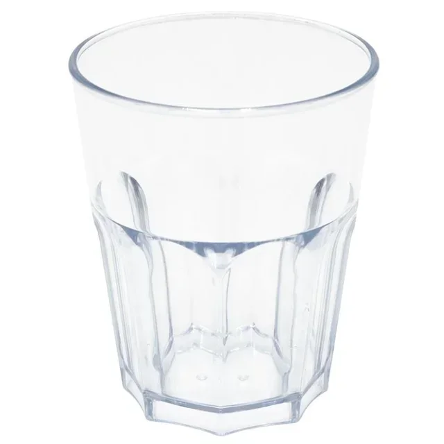 Durable SAN Plastic Water Glasses 29 cl - Set of 8 Reusable Pieces