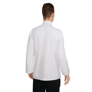 White Chef Jacket Long Sleeves Calgary Unisex - Size L