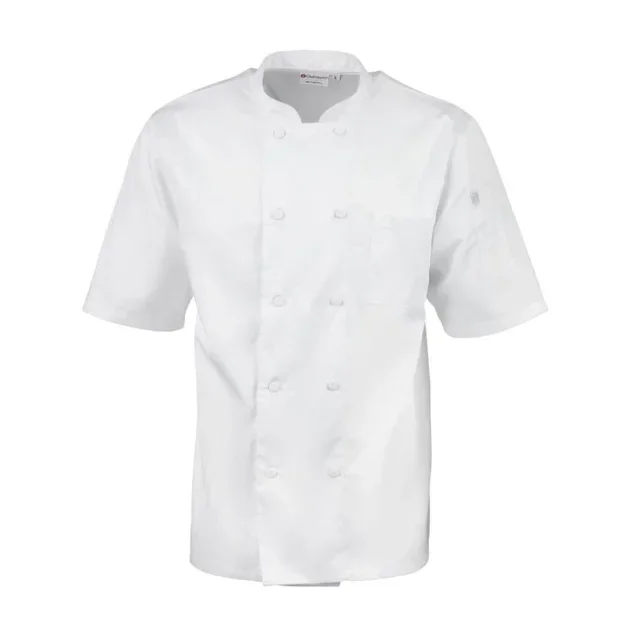 Unisex White Chef Jacket Montreal - Size S