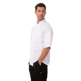 Unisex White Chef Jacket Montreal - Size S