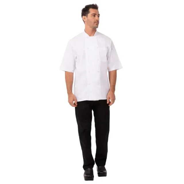 Unisex White Chef Jacket Montreal - Size S