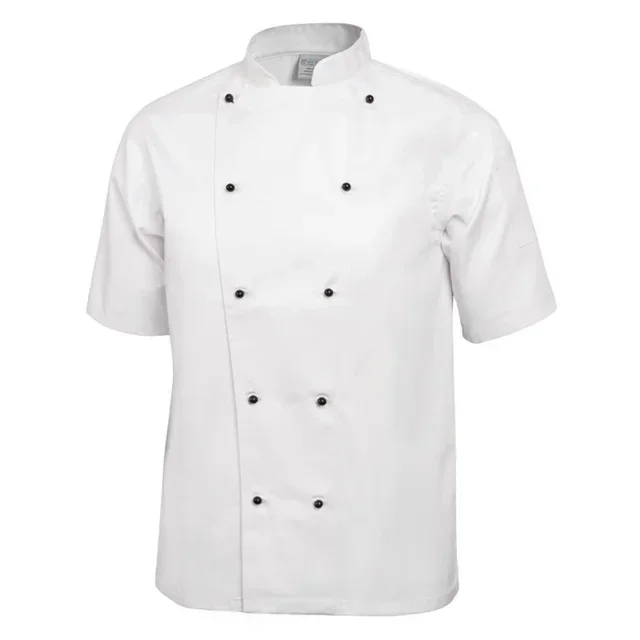 Giacca da Chef Unisex Chicago Maniche Corte Bianca Taglia XS