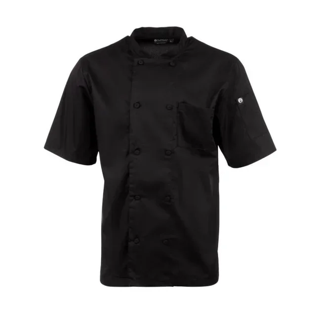 Unisex Black Chef Jacket Montreal - Size XXL