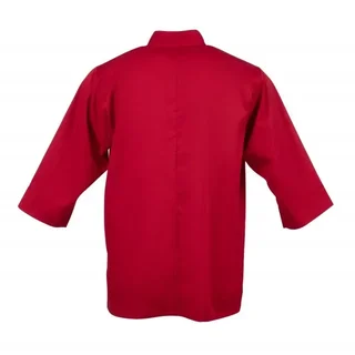 Veste de Chef Unisexe Rouge - Grand Format L