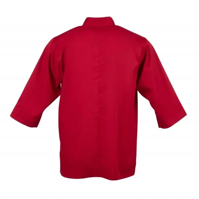 Veste de Chef Unisexe Rouge - Grand Format L
