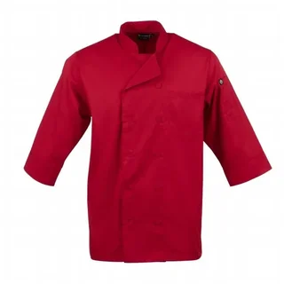 Unisex Red Chef Jacket Size S - Professional Hospitality & Catering Clothing