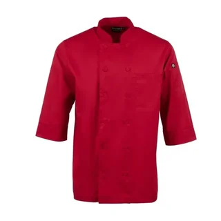 Unisex Red Chef Jacket Size S - Professional Hospitality & Catering Clothing
