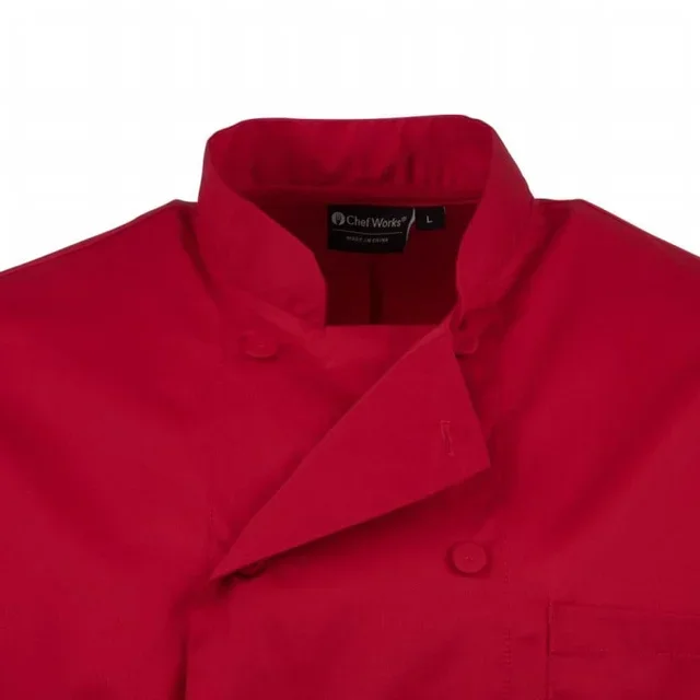Unisex Red Chef Jacket Size S - Professional Hospitality & Catering Clothing