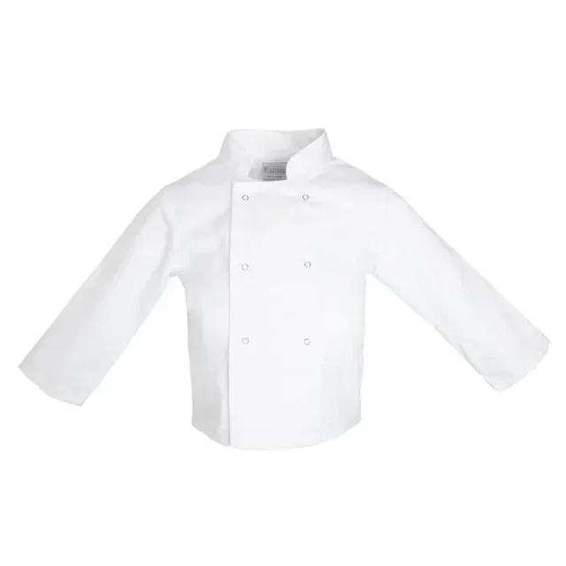 Kids White Chef Apron - Small/Medium Size