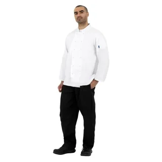Giacca da Chef Unisex Bianca Maniche Lunghe Vegas - Taglia XL