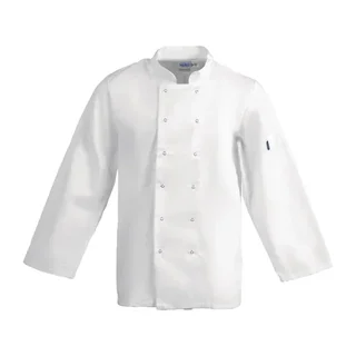 Giacca da Chef Unisex Bianca Maniche Lunghe Vegas - Taglia XL
