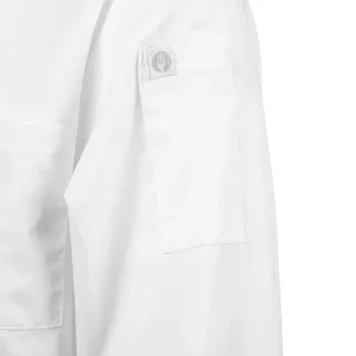 White Unisex Chef Jacket Long Sleeves Calgary - Size XXL