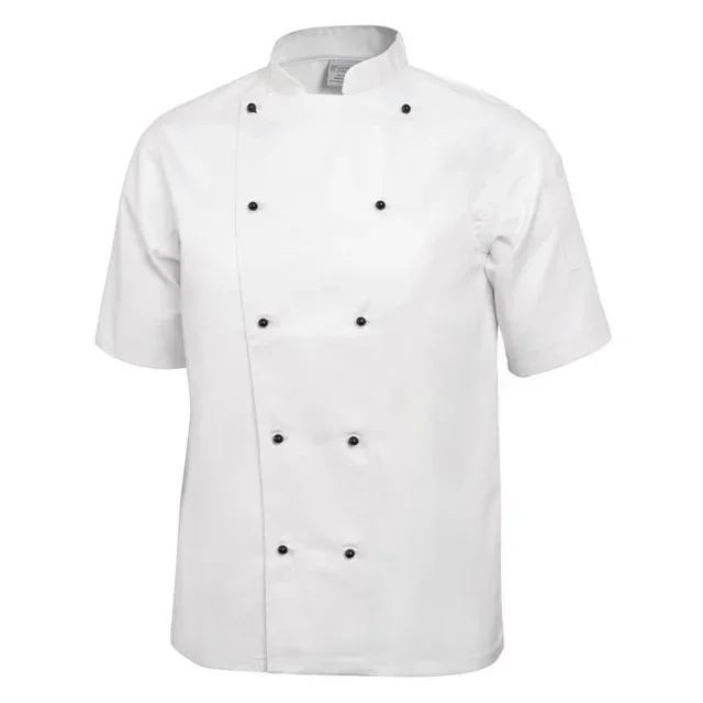 Giacca da Cucina Unisex Chicago Maniche Corte Bianca Taglia L