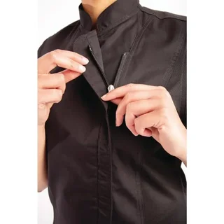 Chaqueta de Cocina con Cremallera Negra Mujer Springfield Talla XXL