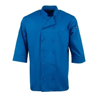 Unisex Blue Chef Jacket Size S