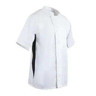Chef Jacket Nevada Black White Unisex Size M - Professional