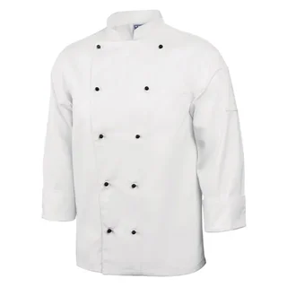 Giacca da Chef Unisex Chicago Maniche Lunghe Bianca XL