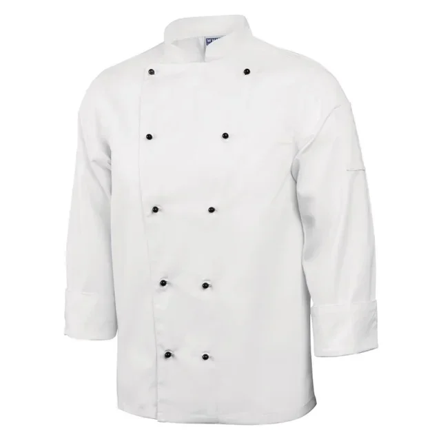 Giacca da Chef Unisex Chicago Maniche Lunghe Bianca XL