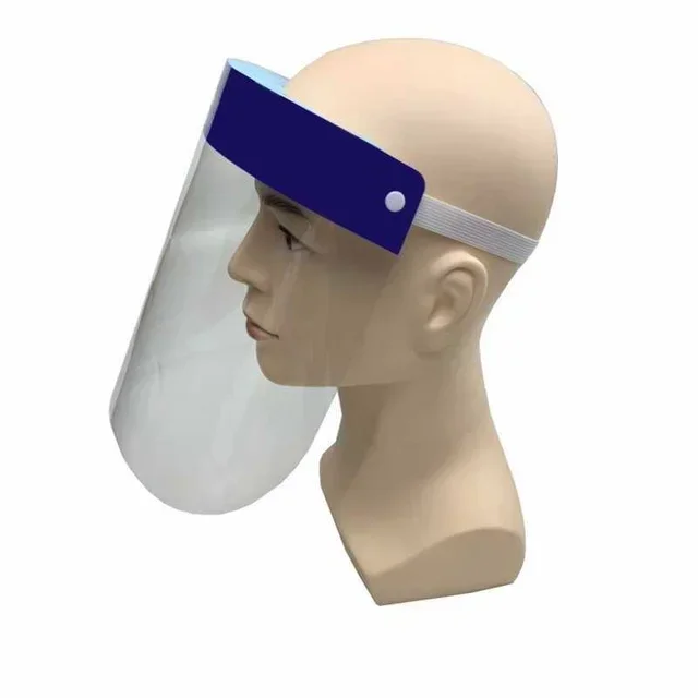 Pack of 10 Face Shields Anti-Splash Protection