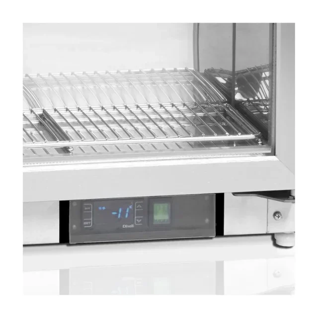 Stainless Steel Glass Froster - 1 Door Glass Display - 79 Liters Capacity