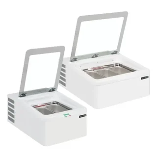 Refrigerated Countertop Display Case for Ice Cream - Double 5 Liter Tank