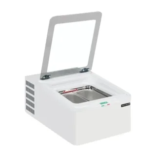 Refrigerated Countertop Display Case for Ice Cream - Double 5 Liter Tank