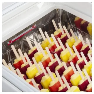 Refrigerated Countertop Display Case for Ice Cream - Double 5 Liter Tank