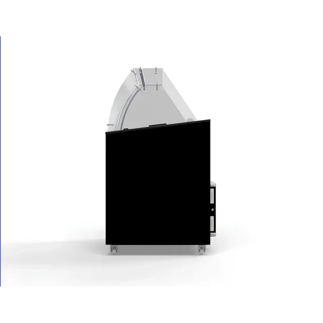Black Ice Cream Display Freezer - 8 x 5L Tubs