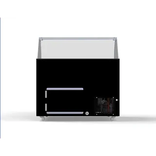 Black Ice Cream Display Freezer - 8 x 5L Tubs