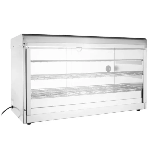 Vitrine Chauffante à 60 Tourtes - Présentoir Réfrigéré