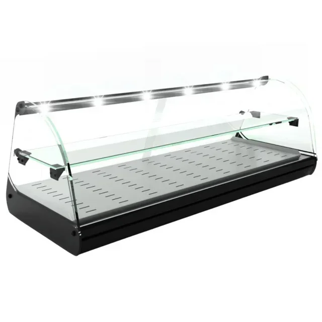 Aufstellbare beheizte Vitrine - 2 Etagen Sahara mit LED-Beleuchtung - 1020 W