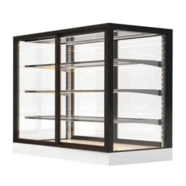 Integra Compact Countertop Refrigerated Display Case - Double Sided Front and Rear - Height 950 mm